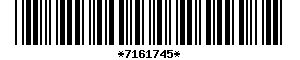 Barcode article