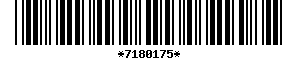 Barcode article