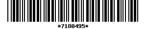 Barcode article