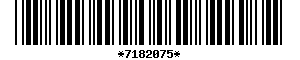 Barcode article