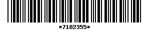 Barcode article