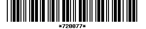 Barcode article