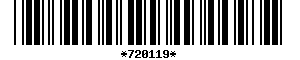 Barcode article
