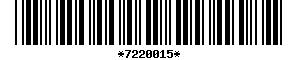Barcode article