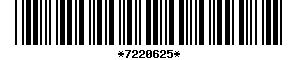 Barcode article