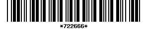 Barcode article