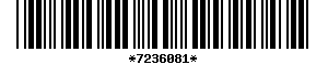 Barcode article