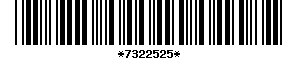Barcode article