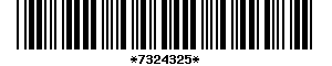 Barcode article