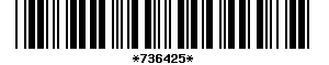 Barcode article