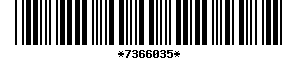 Barcode article
