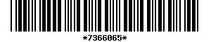 Barcode article