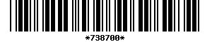 Barcode article