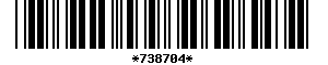Barcode article