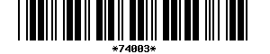 Barcode article