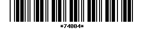 Barcode article