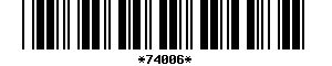 Barcode article