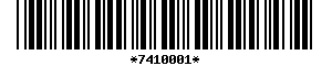 Barcode article