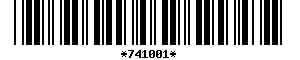 Barcode article