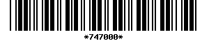 Barcode article