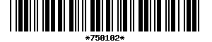 Barcode article