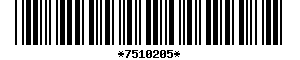 Barcode article