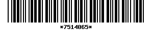 Barcode article