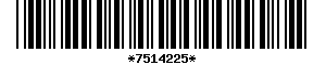 Barcode article