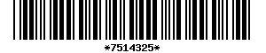 Barcode article