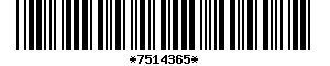 Barcode article