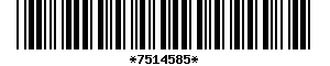 Barcode article