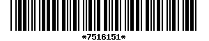 Barcode article
