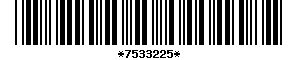 Barcode article