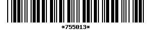 Barcode article