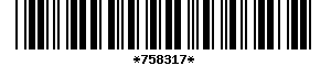 Barcode article