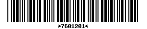 Barcode article