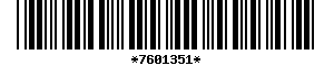 Barcode article