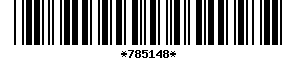 Barcode article