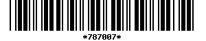 Barcode article
