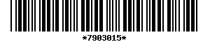 Barcode article