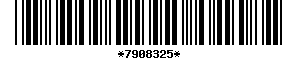 Barcode article