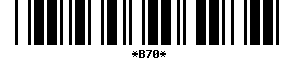 Barcode article