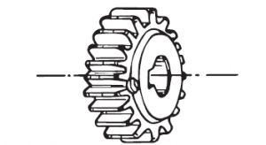Girri 130 13016 Ingranaggio Z18 M4