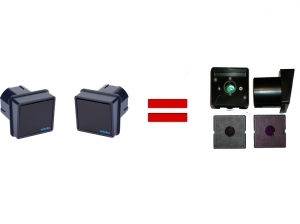 IR/IT 2126 Fotocellule da incasso compatibile fotoswitch
