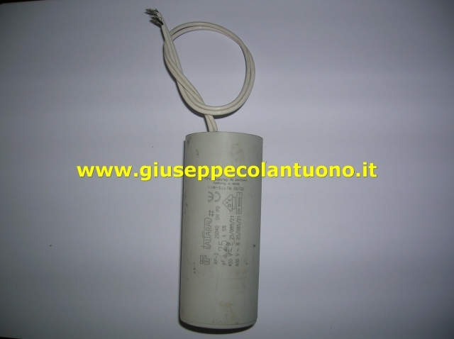 Condensatore 25 µF 450 Volt