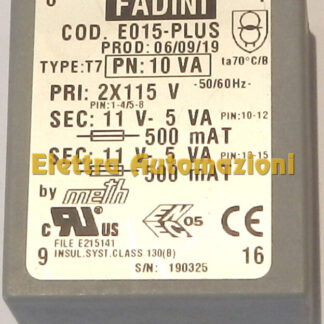 E015-PLUS Trasformatore per Centralina Fadini Elpro 15 plus Girri 130