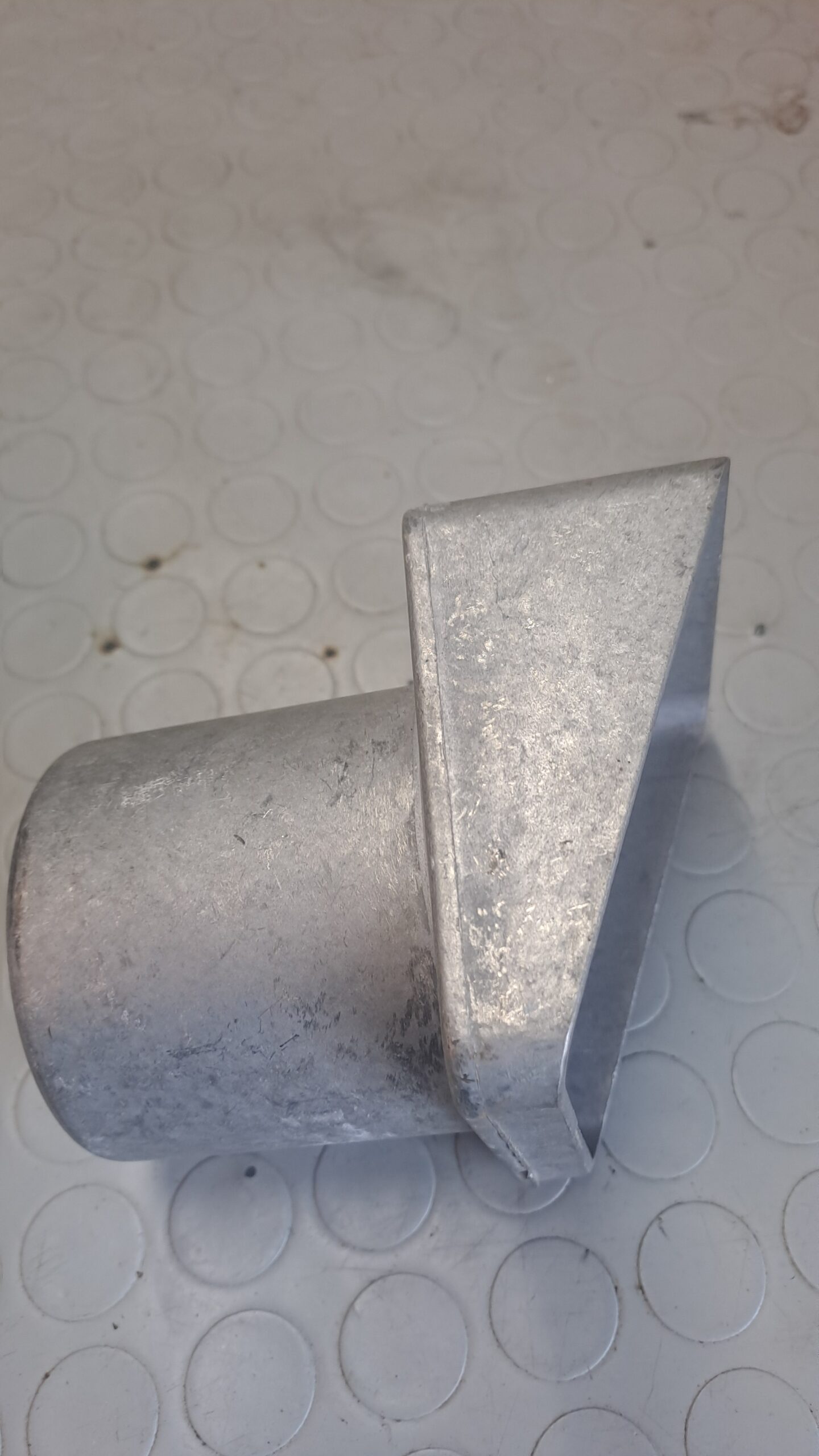 Contenitore metallico Fadini MEC 40 e MEC 90 anni 80, vista laterale